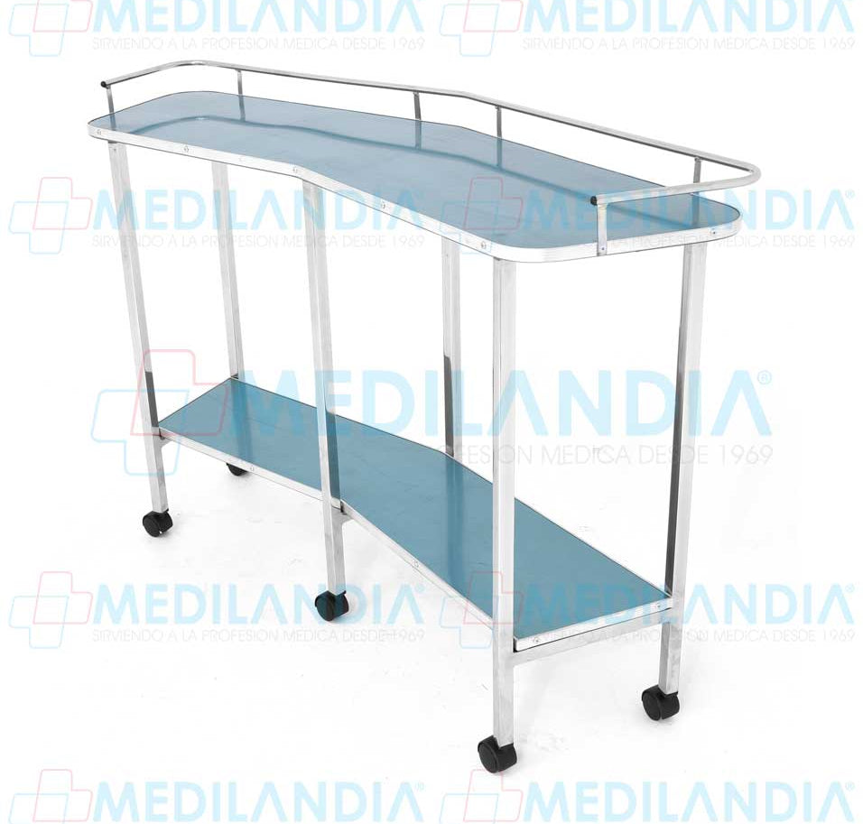 Mesa riñon 2 entrepaños - Mesa riñon - MEDILANDIA - MEDILANDIA | Tienda de productos médicos