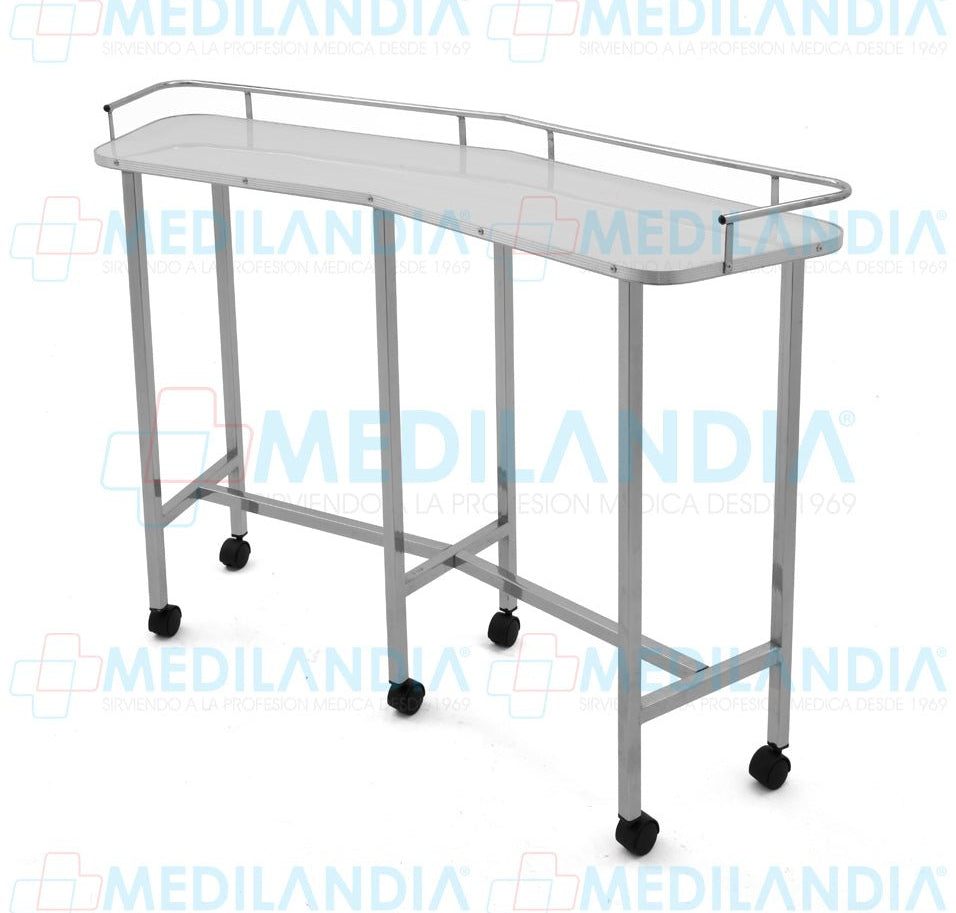 Mesa riñon con 1 entrepaño - Mesa riñon - MEDILANDIA - MEDILANDIA | Tienda de productos y equipos médicos de calidad en México | Soluciones profesionales para clínicas, hospitales y consultorios.