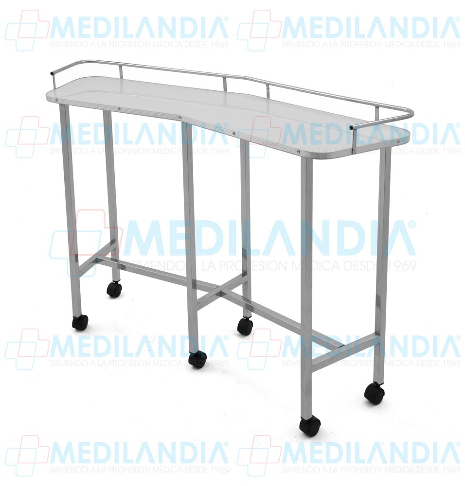 Mesa riñon con 1 entrepaño - Mesa riñon - MEDILANDIA - MEDILANDIA | Tienda de productos y equipos médicos de calidad en México | Soluciones profesionales para clínicas, hospitales y consultorios.