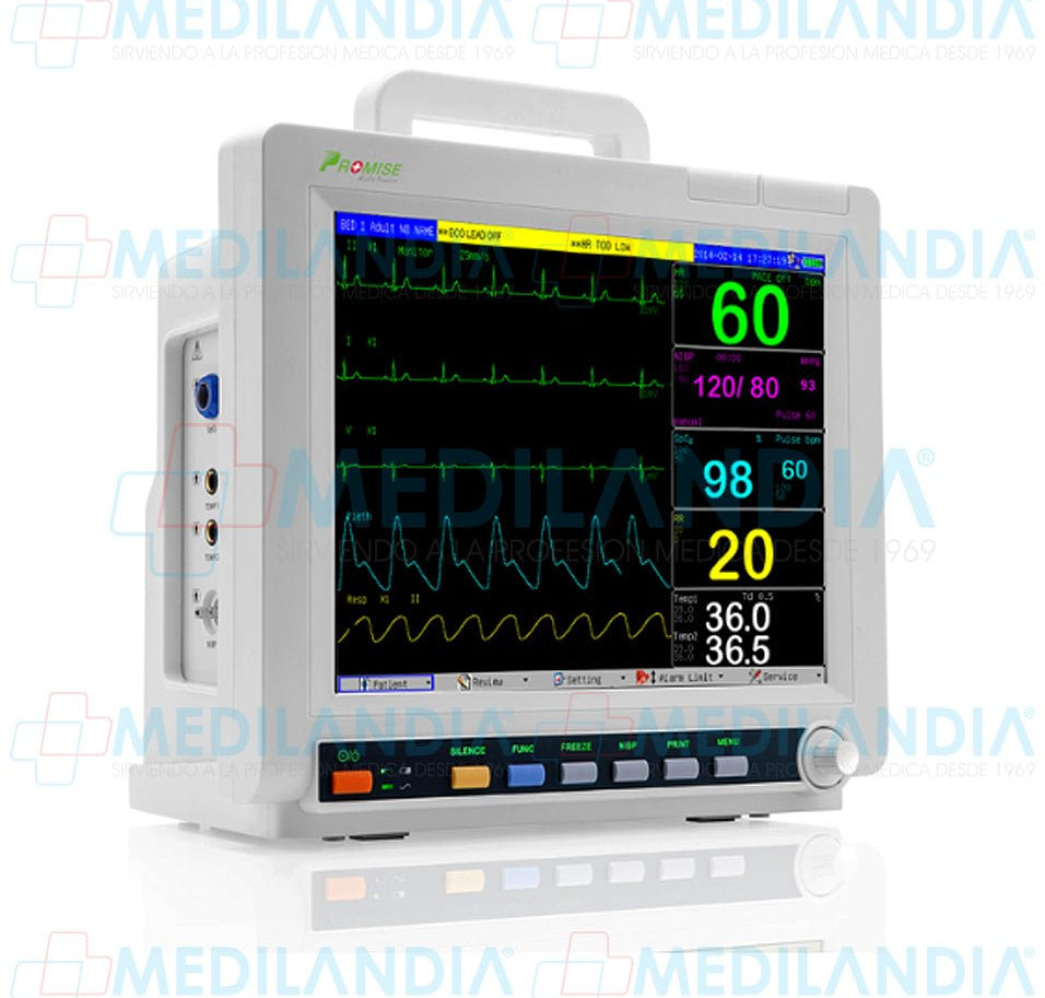 Monitor de paciente adulto / pediátrico / neonatal - Monitor para paciente - PROMISE - MEDILANDIA | Tienda de productos y equipos médicos de calidad en México | Soluciones profesionales para clínicas, hospitales y consultorios.