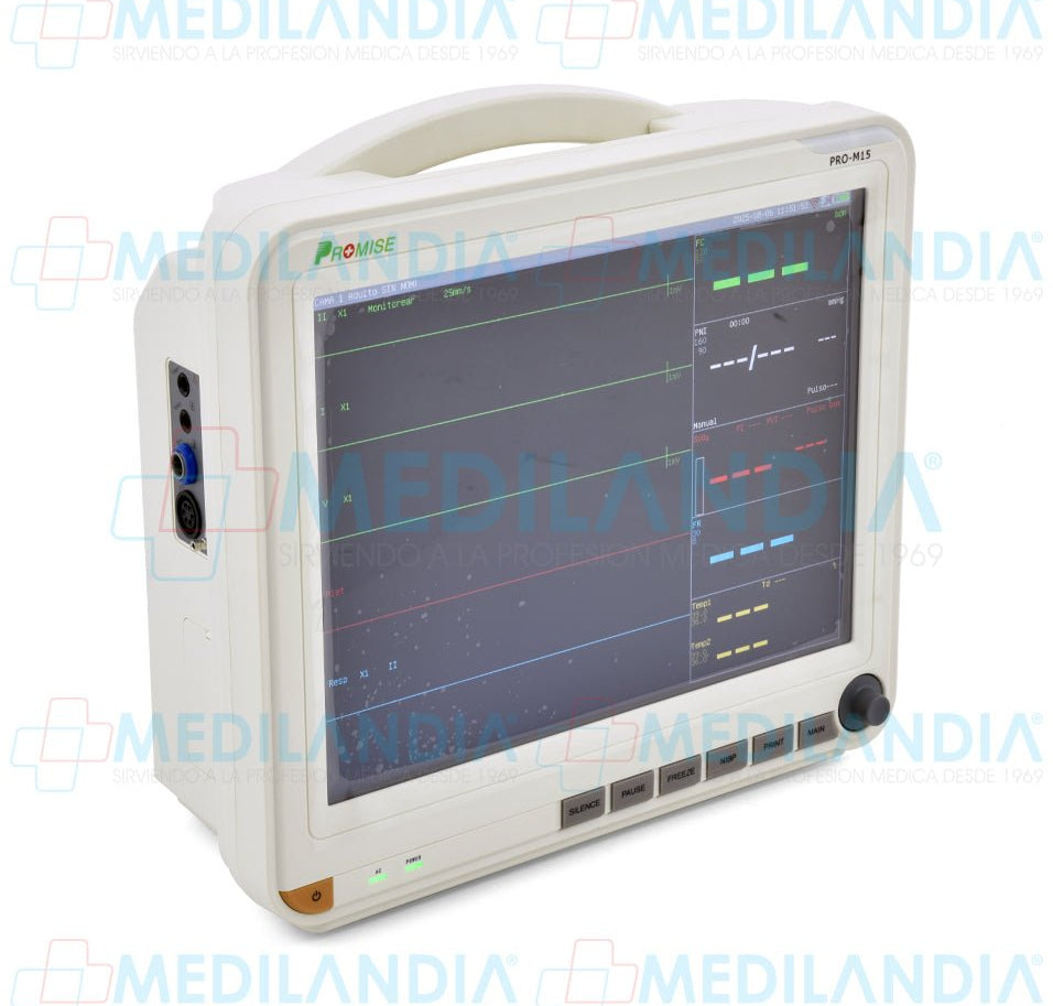 Monitor de paciente con pantalla táctil de 15” para adulto / pediátrico / neonatal - Monitor para paciente - PROMISE - MEDILANDIA | Tienda de productos y equipos médicos de calidad en México | Soluciones profesionales para clínicas, hospitales y consultorios.