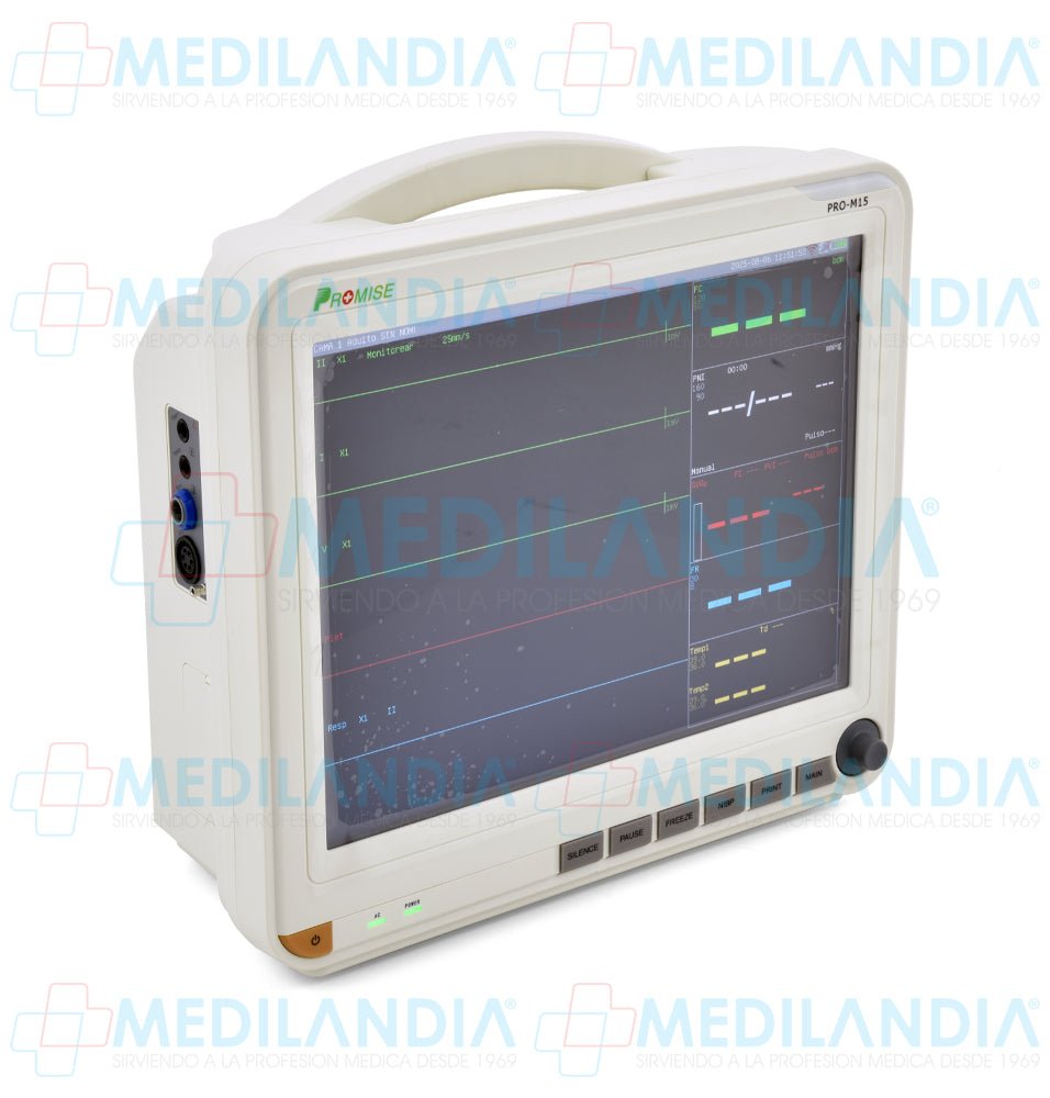 Monitor de paciente con pantalla táctil de 15” para adulto / pediátrico / neonatal - Monitor para paciente - PROMISE - MEDILANDIA | Tienda de productos y equipos médicos de calidad en México | Soluciones profesionales para clínicas, hospitales y consultorios.