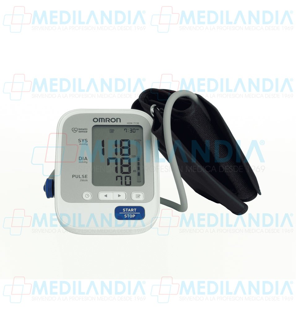 Monitor de presión arterial de brazo automático - Baumanometro - OMRON - MEDILANDIA | Tienda de productos médicos