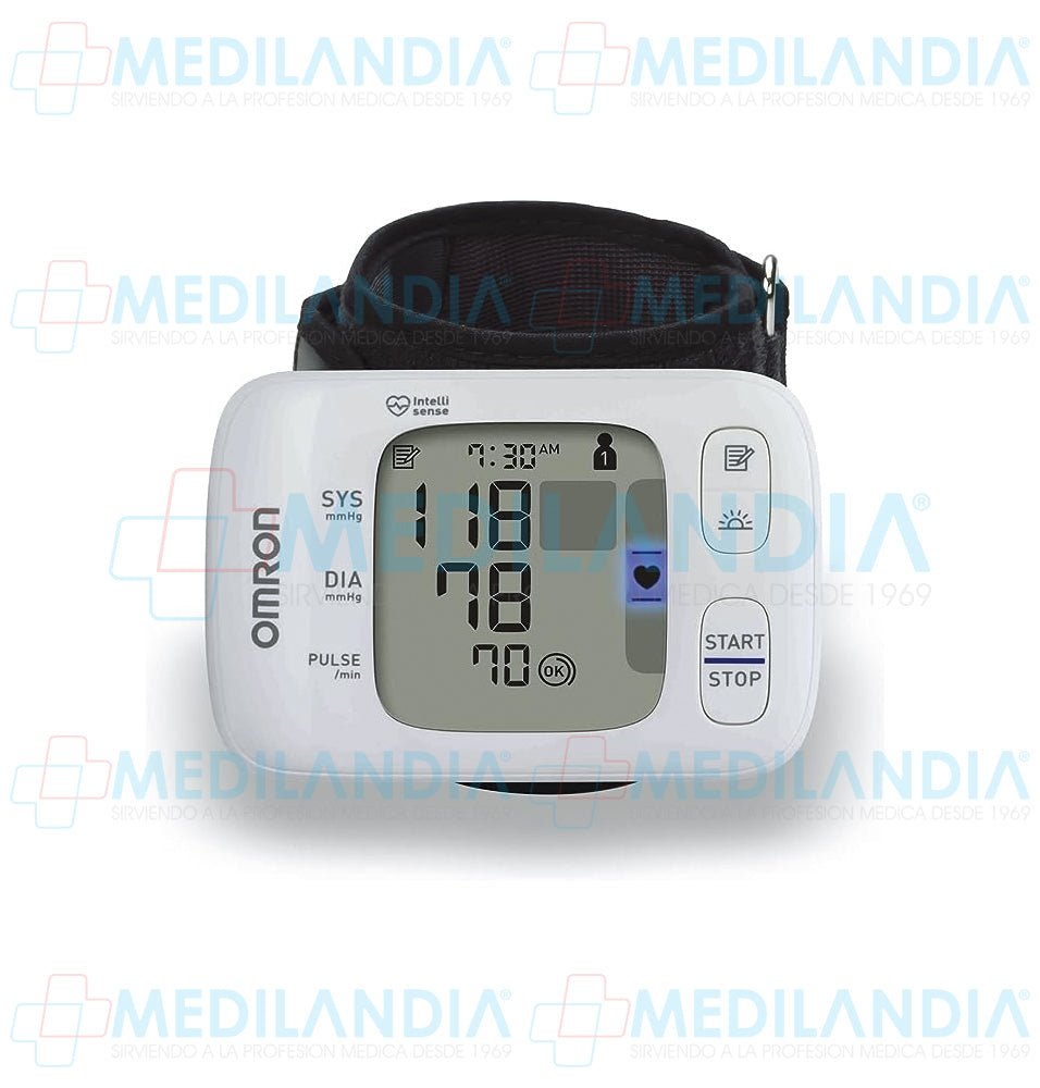 Monitor de presión arterial de muñeca automático - Baumanometro - OMRON - MEDILANDIA | Tienda de productos médicos