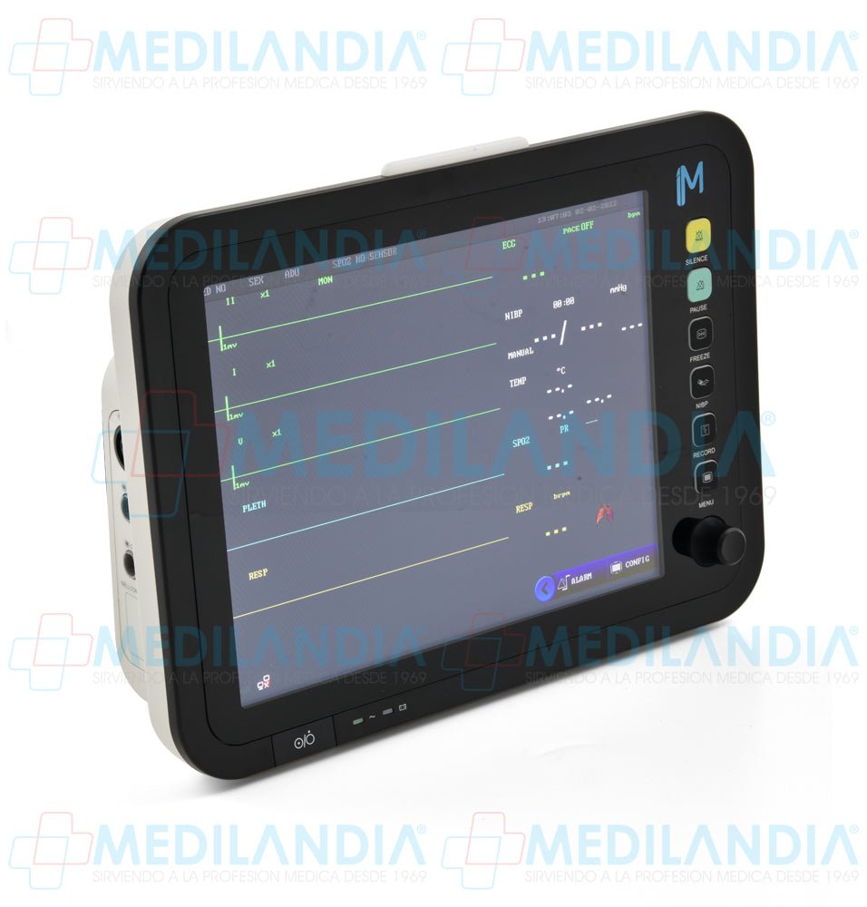 Monitor de signos vitales para paciente de 12” con pantalla táctil - Monitor para paciente - INMED - MEDILANDIA | Tienda de productos y equipos médicos de calidad en México | Soluciones profesionales para clínicas, hospitales y consultorios.