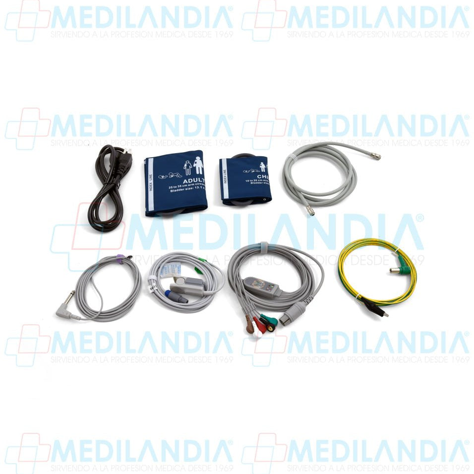 Monitor para paciente con pantalla de 12.1” funciones ECG, RESP, SpO2, PR, NIBP, TEMP de doble canal - Monitor para paciente - CONTEC - MEDILANDIA | Tienda de productos y equipos médicos de calidad en México | Soluciones profesionales para clínicas, hospitales y consultorios.