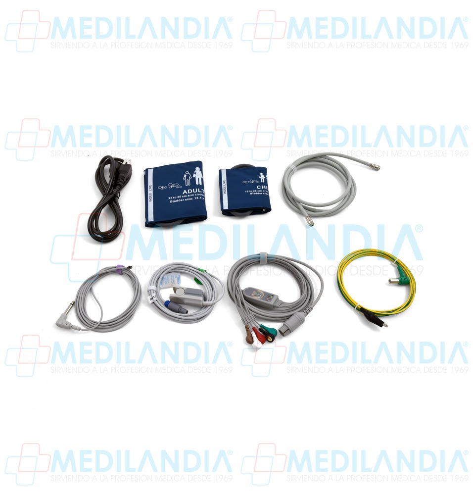 Monitor para paciente con pantalla de 12.1” funciones ECG, RESP, SpO2, PR, NIBP, TEMP de doble canal - Monitor para paciente - CONTEC - MEDILANDIA | Tienda de productos y equipos médicos de calidad en México | Soluciones profesionales para clínicas, hospitales y consultorios.