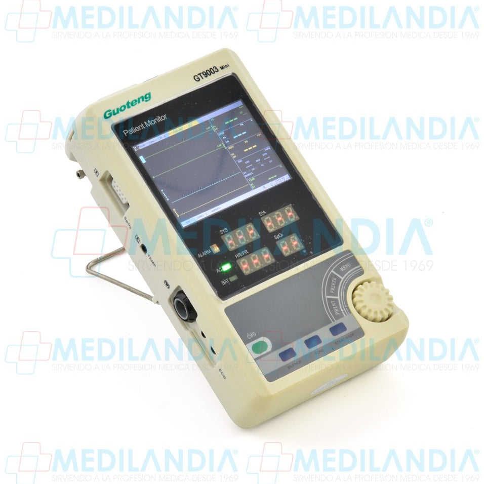 Monitor para paciente portátil con pantalla de 3.5” - Monitor para paciente - GOUTENG - MEDILANDIA | Tienda de productos y equipos médicos de calidad en México | Soluciones profesionales para clínicas, hospitales y consultorios.