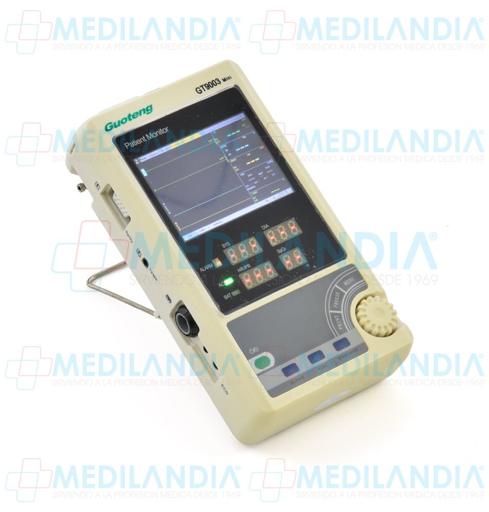 Monitor para paciente portátil con pantalla de 3.5” - Monitor para paciente - GOUTENG - MEDILANDIA | Tienda de productos y equipos médicos de calidad en México | Soluciones profesionales para clínicas, hospitales y consultorios.