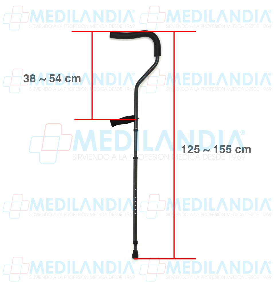 Muletas ergonomicas ajustables con amortiguador - Muletas - MILLENIAL - MEDILANDIA | Tienda de productos médicos