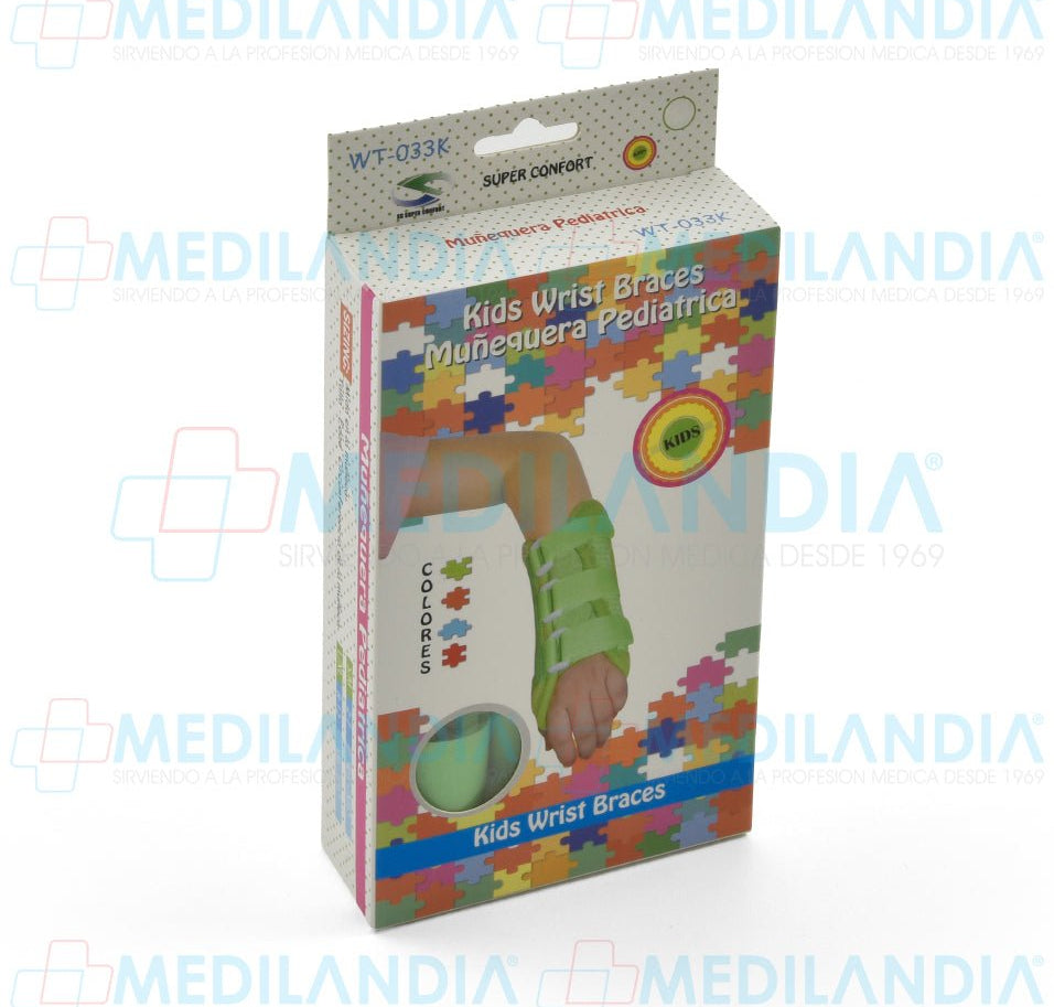 Muñequera ambidiestra pediátrica - Muñequera - SUPER CONFORT- MEDILANDIA | Tienda de productos y equipos médicos de calidad en México | Soluciones profesionales para clínicas, hospitales y consultorios.