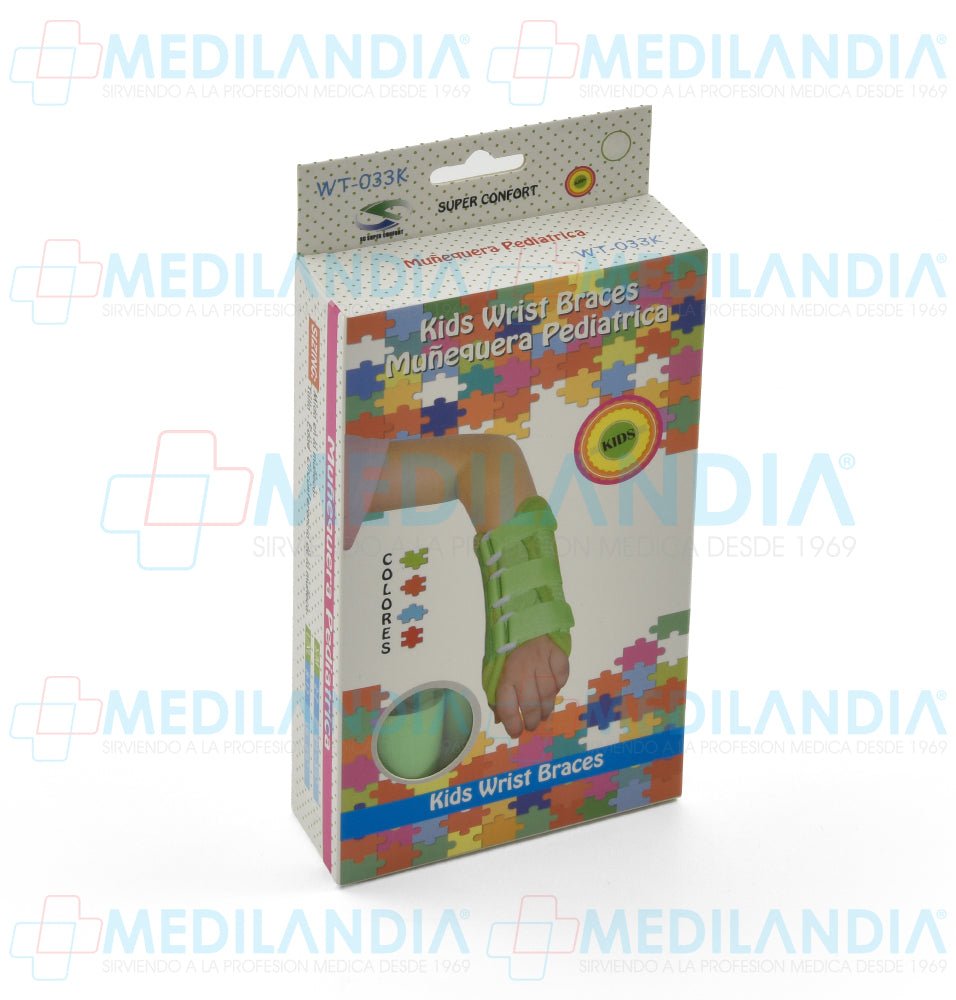 Muñequera ambidiestra pediátrica - Muñequera - SUPER CONFORT- MEDILANDIA | Tienda de productos y equipos médicos de calidad en México | Soluciones profesionales para clínicas, hospitales y consultorios.
