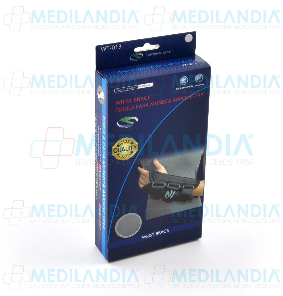 Muñequera para inmovilización ambidiestra con varilla - Muñequera - SUPER CONFORT- MEDILANDIA | Tienda de productos y equipos médicos de calidad en México | Soluciones profesionales para clínicas, hospitales y consultorios.