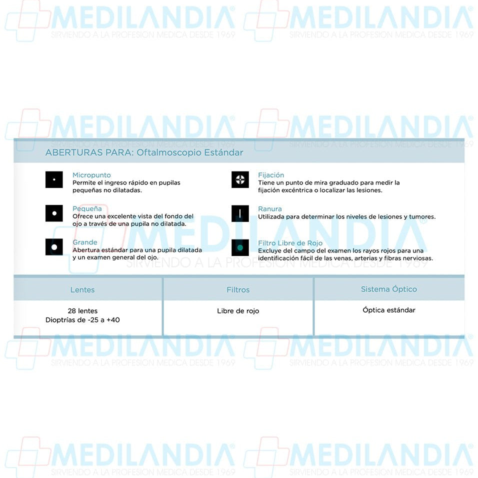 Oftalmoscopio estándar halógeno - Oftalmoscopio - WELCH ALLYN- MEDILANDIA | Tienda de productos y equipos médicos de calidad en México | Soluciones profesionales para clínicas, hospitales y consultorios.