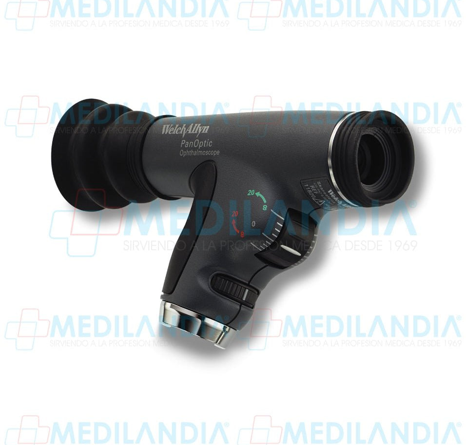 Oftalmoscopio PanOptic de 3.5V con filtro de cobalto - Otoscopio - WELCH ALLYN- MEDILANDIA | Tienda de productos y equipos médicos de calidad en México | Soluciones profesionales para clínicas, hospitales y consultorios.