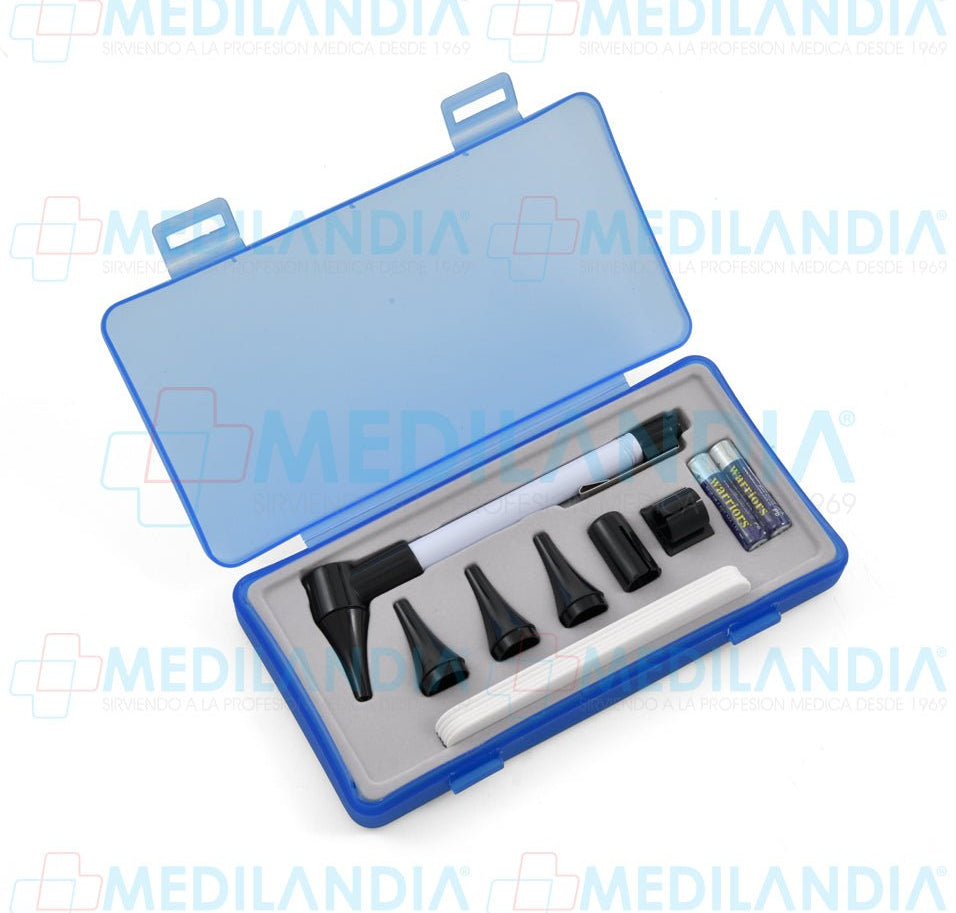 Otoscopio con lámpara y 1 filtro de luz para oftalmólogo - Otoscopio - CHECKATEK- MEDILANDIA | Tienda de productos y equipos médicos de calidad en México | Soluciones profesionales para clínicas, hospitales y consultorios.
