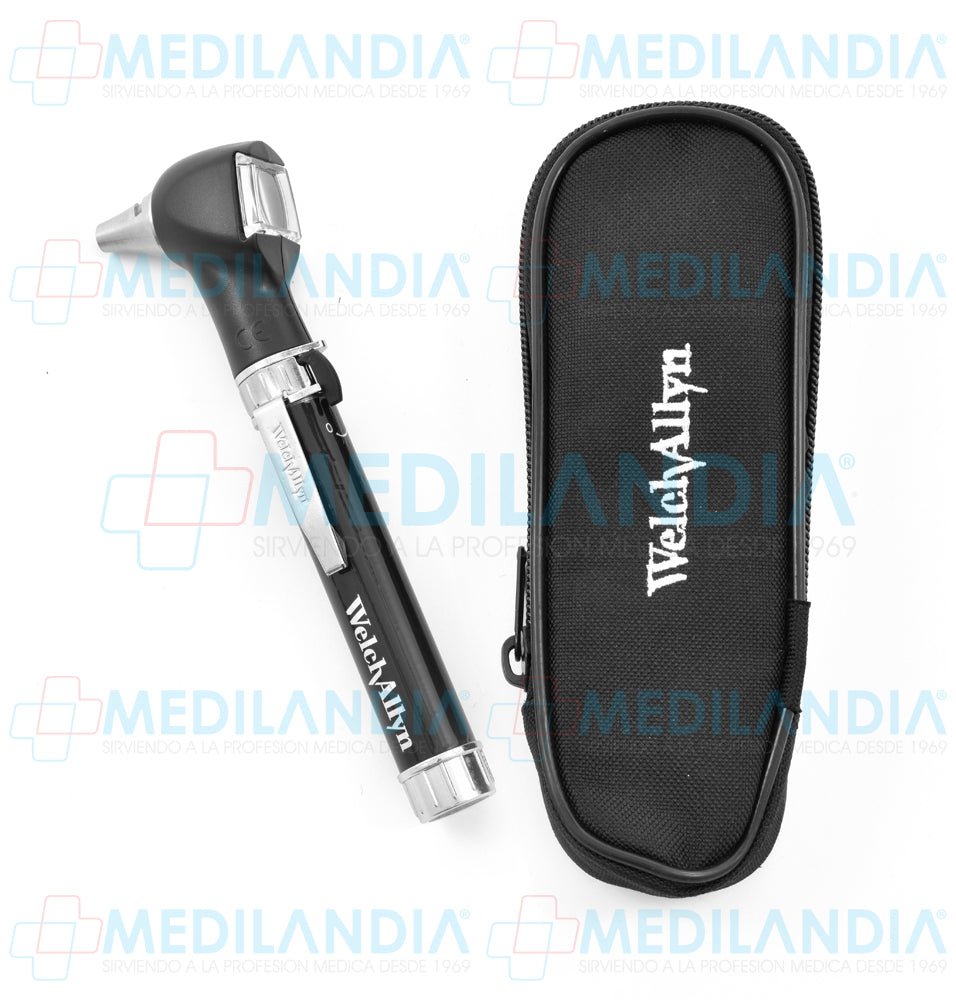 Otoscopio pocket junior 2.5V con mango y estuche - Otoscopio - WELCH ALLYN- MEDILANDIA | Tienda de productos y equipos médicos de calidad en México | Soluciones profesionales para clínicas, hospitales y consultorios.