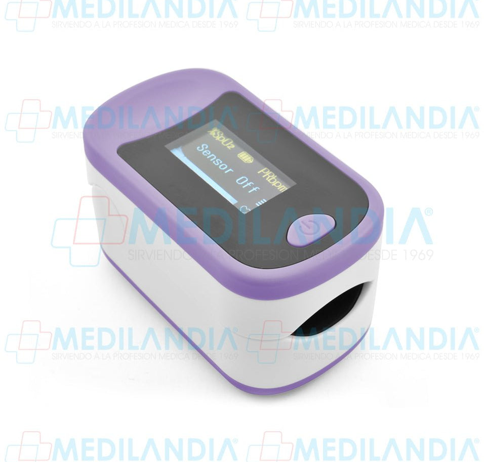 Oximetro de dedo con pantalla OLED a color - Oximetro dedo - INHALA CARE - MEDILANDIA | Tienda de productos y equipos médicos de calidad en México | Soluciones profesionales para clínicas, hospitales y consultorios.
