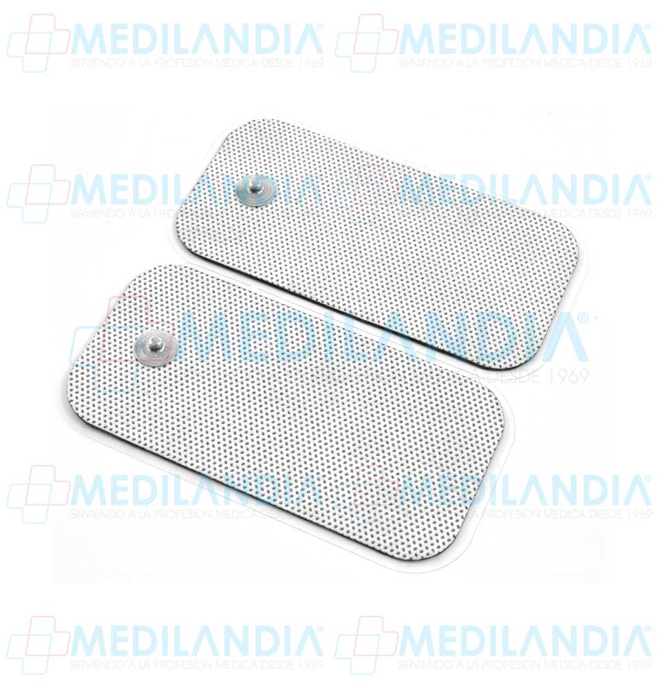 Parches electrodos grandes para electro estimulador TENS juego de 2 piezas - Electrodo TENS - HERGOM - MEDILANDIA | Tienda de productos y equipos médicos de calidad en México | Soluciones profesionales para clínicas, hospitales y consultorios.