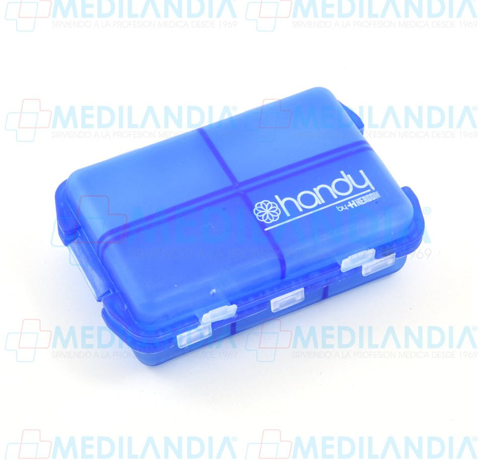 Pastillero organizador tipo caja con 10 compartimientos independientes - Pastillero - HANDY - MEDILANDIA | Tienda de productos y equipos médicos de calidad en México | Soluciones profesionales para clínicas, hospitales y consultorios.