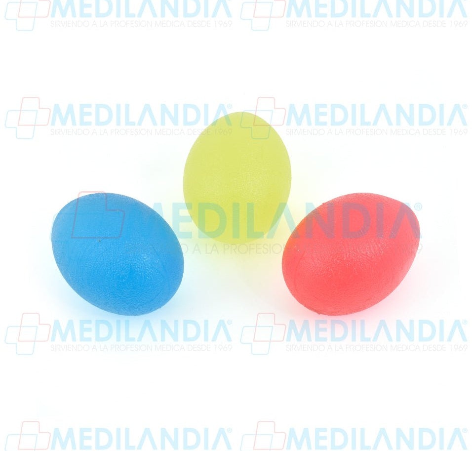 Pelota rehabilitación antiestrés oval para mano 3 piezas - Pelota rehabilitación - SUPER CONFORT - MEDILANDIA | Tienda de productos y equipos médicos de calidad en México | Soluciones profesionales para clínicas, hospitales y consultorios.