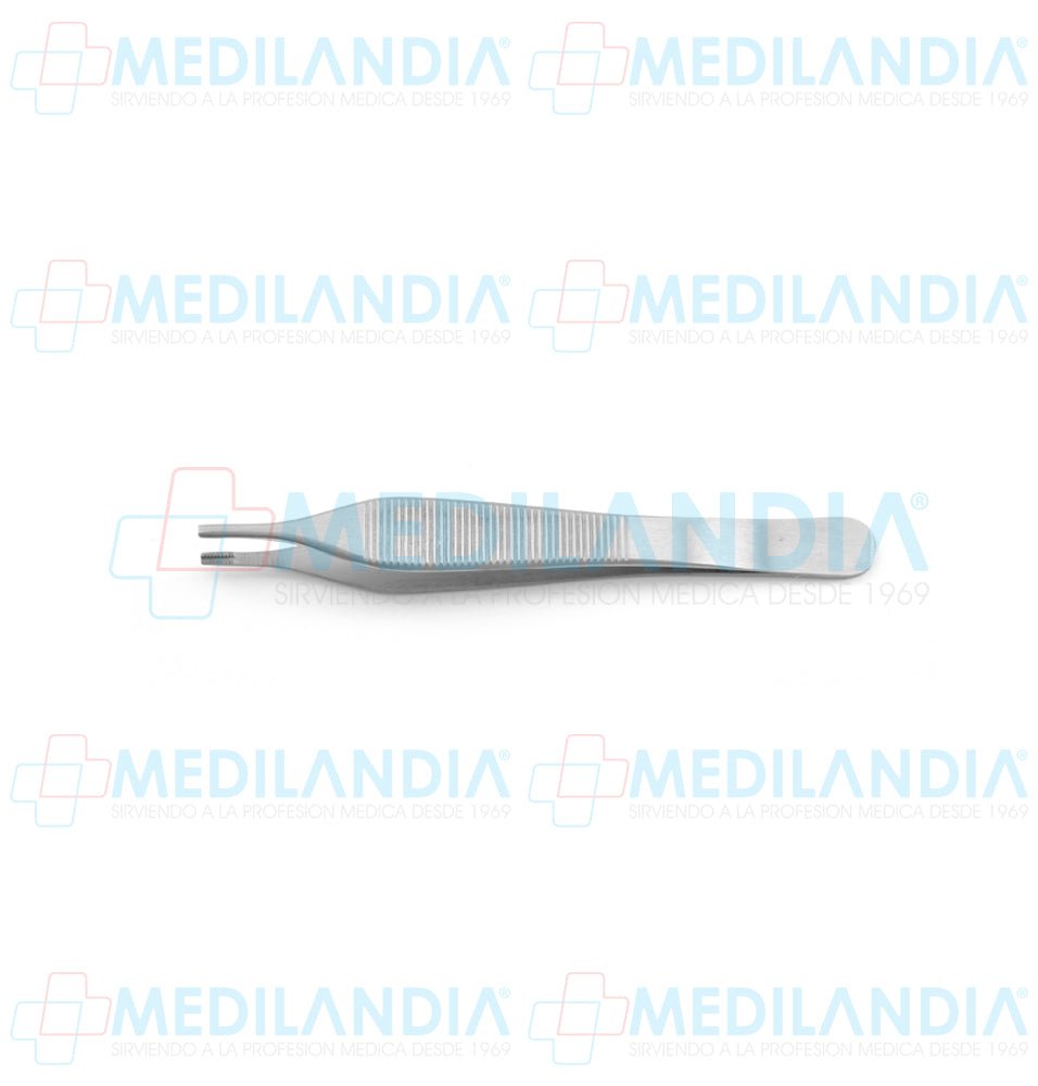 Pinza Adson Brown con puntas estriadas laterales 12 cm - Pinzas - HP - MEDILANDIA | Tienda de productos y equipos médicos de calidad en México | Soluciones profesionales para clínicas, hospitales y consultorios.
