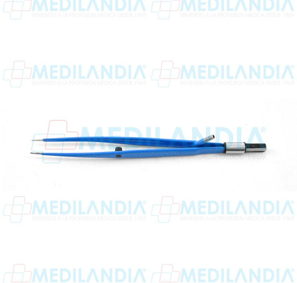 Pinza bipolar de irrigación europea recta con punta de 1 mm 20 cm - Pinzas - HP- MEDILANDIA | Tienda de productos y equipos médicos de calidad en México | Soluciones profesionales para clínicas, hospitales y consultorios.
