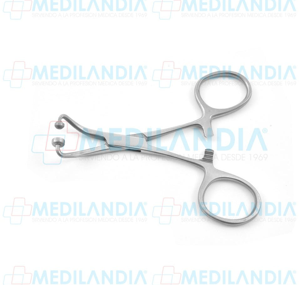 Pinza clamp Peers para toallas 9 cm - Pinzas - HP- MEDILANDIA | Tienda de productos y equipos médicos de calidad en México | Soluciones profesionales para clínicas, hospitales y consultorios.