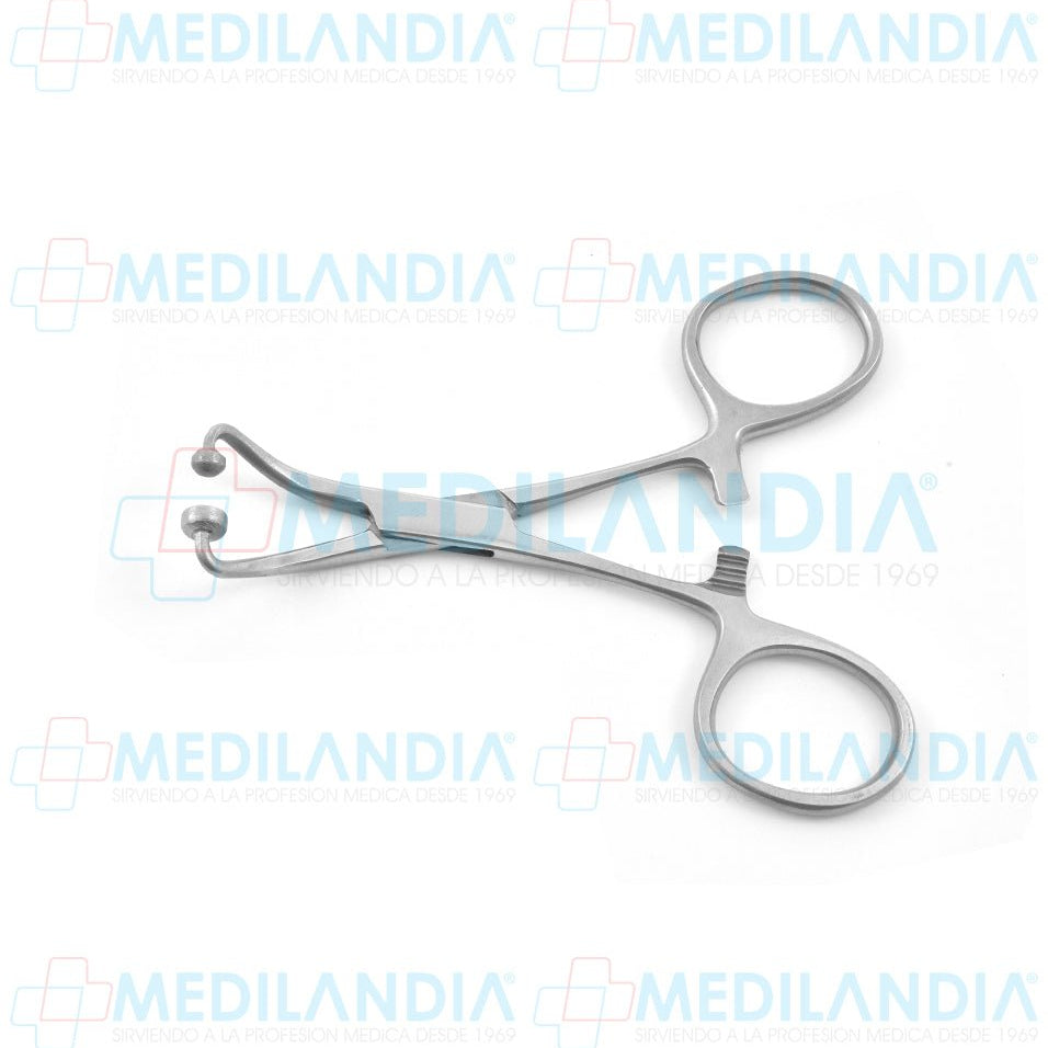 Pinza clamp Peers para toallas 9 cm - Pinzas - HP- MEDILANDIA | Tienda de productos y equipos médicos de calidad en México | Soluciones profesionales para clínicas, hospitales y consultorios.