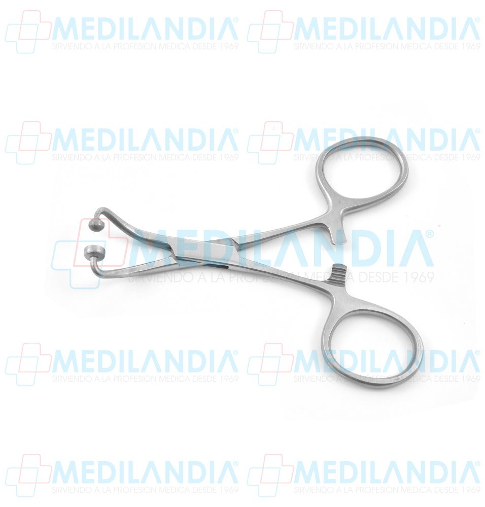 Pinza clamp Peers para toallas 9 cm - Pinzas - HP- MEDILANDIA | Tienda de productos y equipos médicos de calidad en México | Soluciones profesionales para clínicas, hospitales y consultorios.