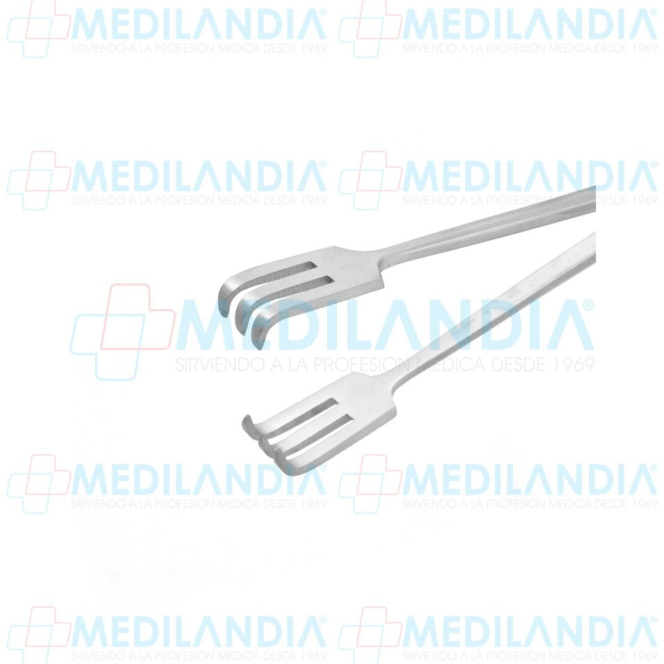 Pinza de tracción Lahey recta dientes 3 x 3 25 cm - Pinzas - 6B- MEDILANDIA | Tienda de productos y equipos médicos de calidad en México | Soluciones profesionales para clínicas, hospitales y consultorios.