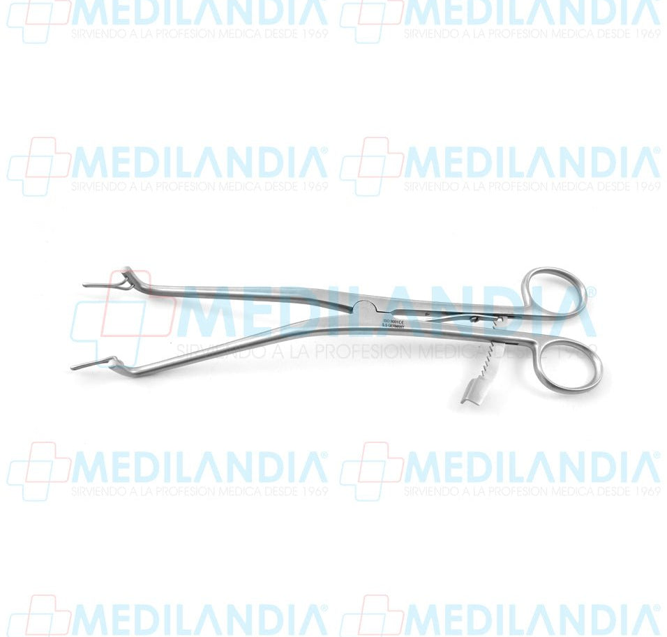 Pinza endocervical Kogan con cremallera 23 cm - Pinzas - HP- MEDILANDIA | Tienda de productos y equipos médicos de calidad en México | Soluciones profesionales para clínicas, hospitales y consultorios.