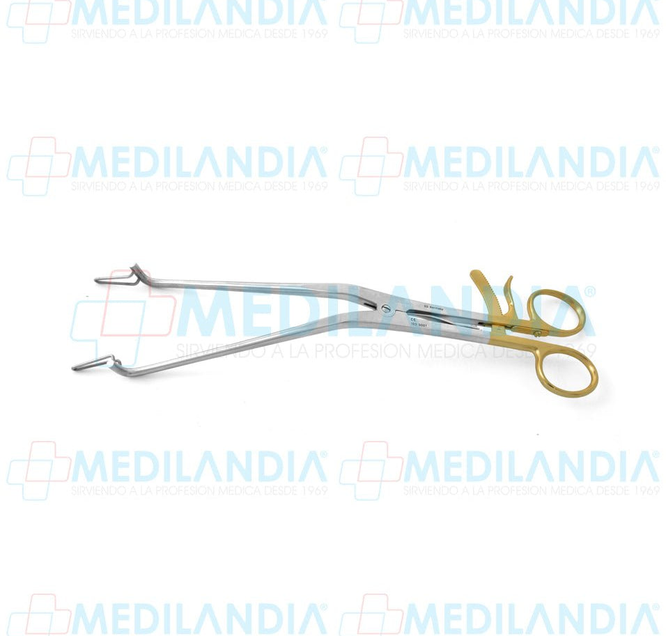 Pinza endocervical Kogan mango dorado con cremallera 27 cm - Pinzas - HP- MEDILANDIA | Tienda de productos y equipos médicos de calidad en México | Soluciones profesionales para clínicas, hospitales y consultorios.
