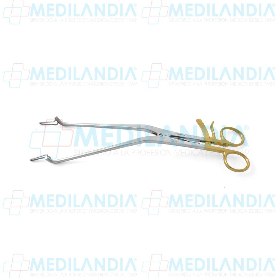 Pinza endocervical Kogan mango dorado con cremallera 27 cm - Pinzas - HP- MEDILANDIA | Tienda de productos y equipos médicos de calidad en México | Soluciones profesionales para clínicas, hospitales y consultorios.