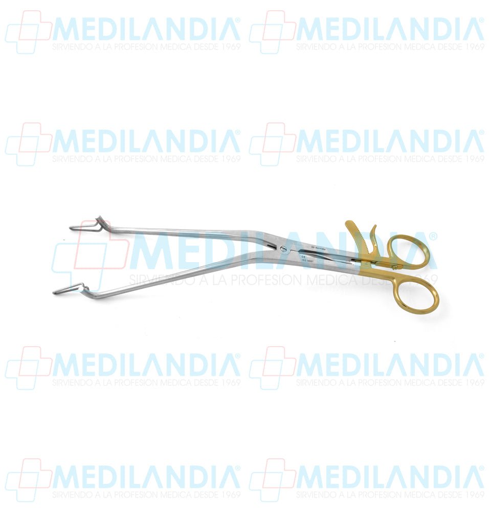 Pinza endocervical Kogan mango dorado con cremallera 27 cm - Pinzas - HP- MEDILANDIA | Tienda de productos y equipos médicos de calidad en México | Soluciones profesionales para clínicas, hospitales y consultorios.