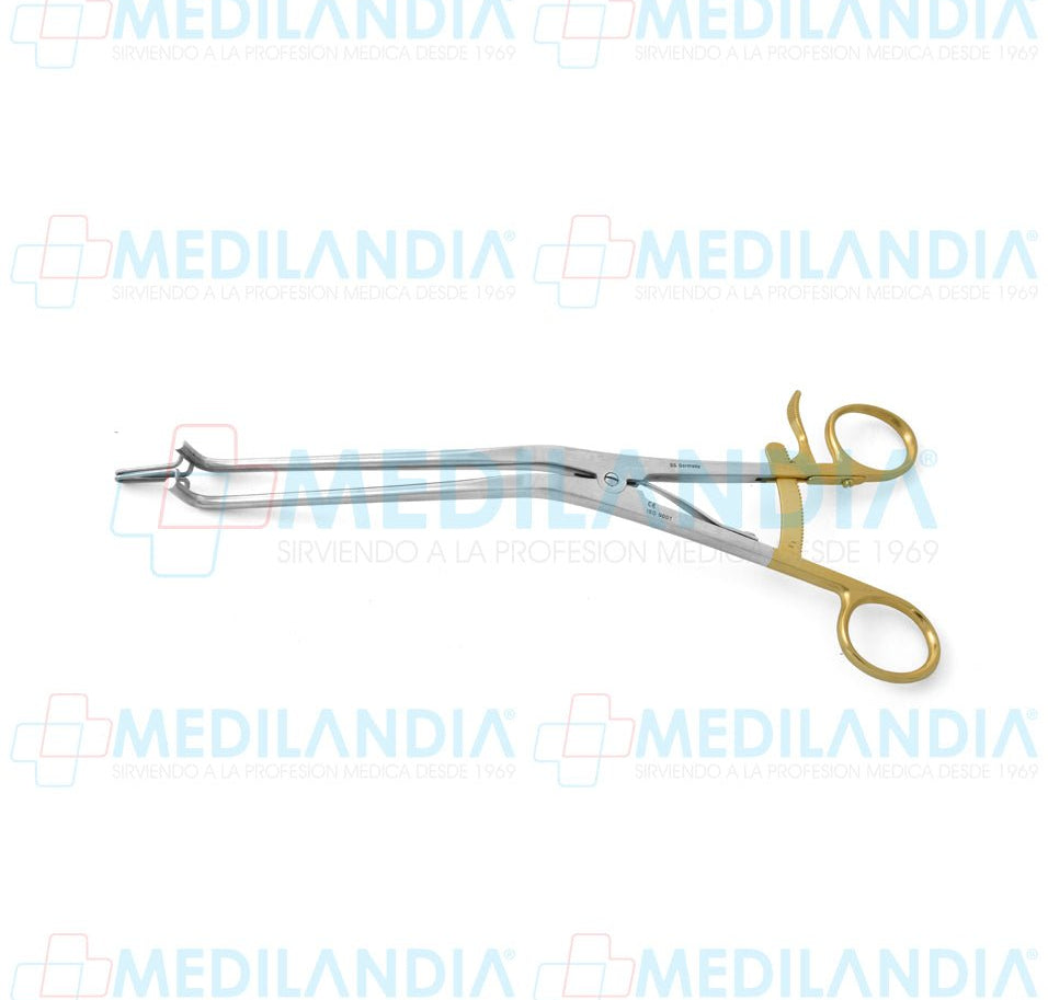 Pinza endocervical Kogan mango dorado con cremallera 27 cm - Pinzas - HP- MEDILANDIA | Tienda de productos y equipos médicos de calidad en México | Soluciones profesionales para clínicas, hospitales y consultorios.