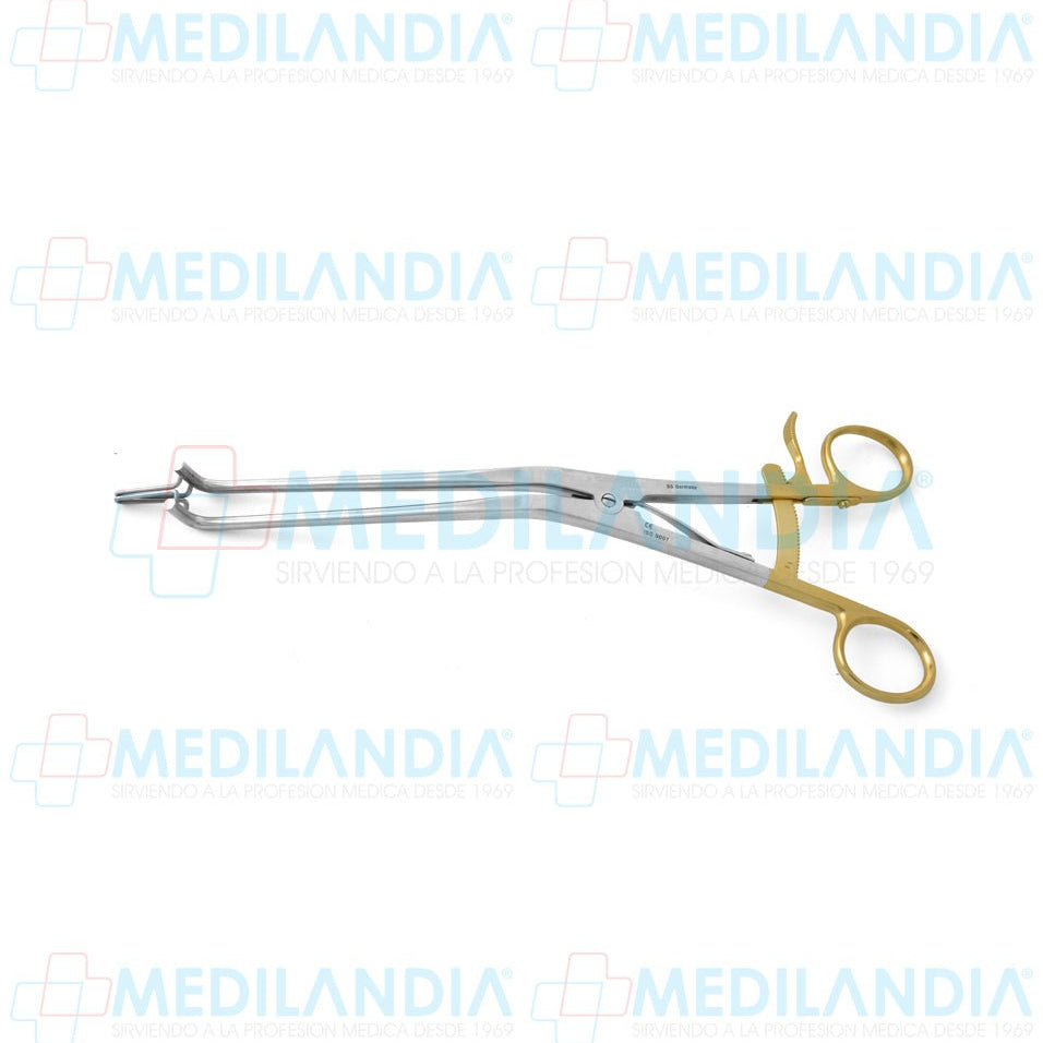 Pinza endocervical Kogan mango dorado con cremallera 27 cm - Pinzas - HP- MEDILANDIA | Tienda de productos y equipos médicos de calidad en México | Soluciones profesionales para clínicas, hospitales y consultorios.
