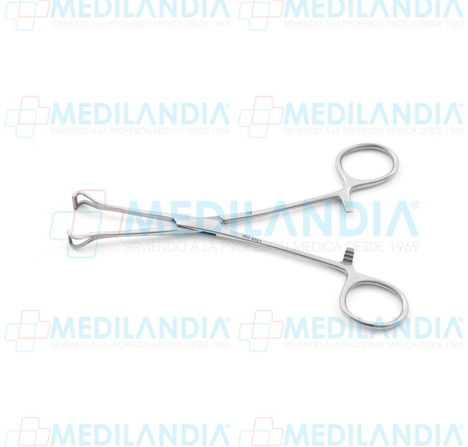 Pinza intestinal Babcock fenestrada con cremallera 16 cm - Pinzas - HP - MEDILANDIA | Tienda de productos y equipos médicos de calidad en México | Soluciones profesionales para clínicas, hospitales y consultorios.