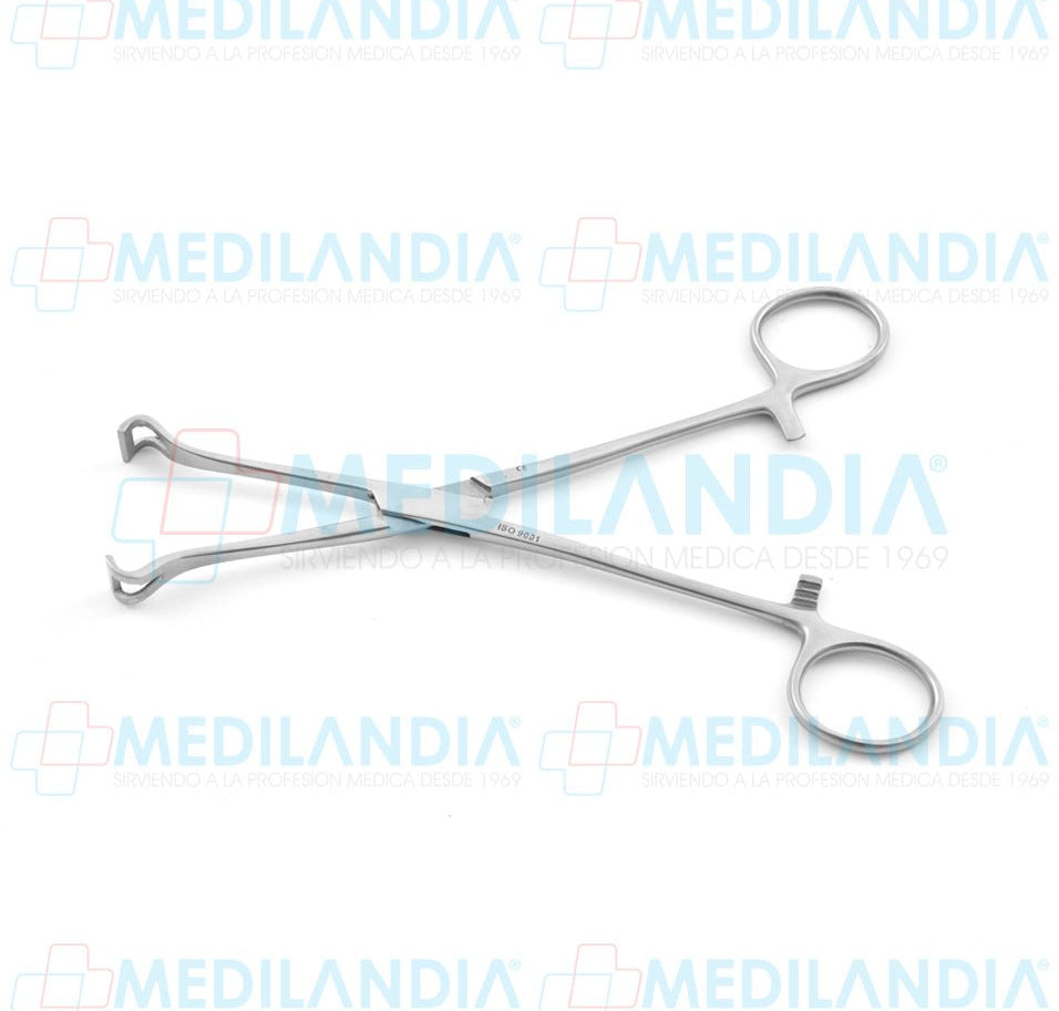 Pinza intestinal Babcock fenestrada con cremallera 18 cm - Pinzas - HP - MEDILANDIA | Tienda de productos y equipos médicos de calidad en México | Soluciones profesionales para clínicas, hospitales y consultorios.