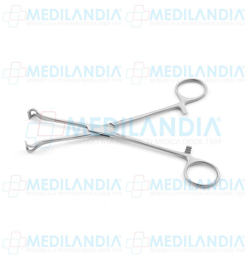 Pinza intestinal Babcock fenestrada con cremallera 18 cm - Pinzas - HP - MEDILANDIA | Tienda de productos y equipos médicos de calidad en México | Soluciones profesionales para clínicas, hospitales y consultorios.