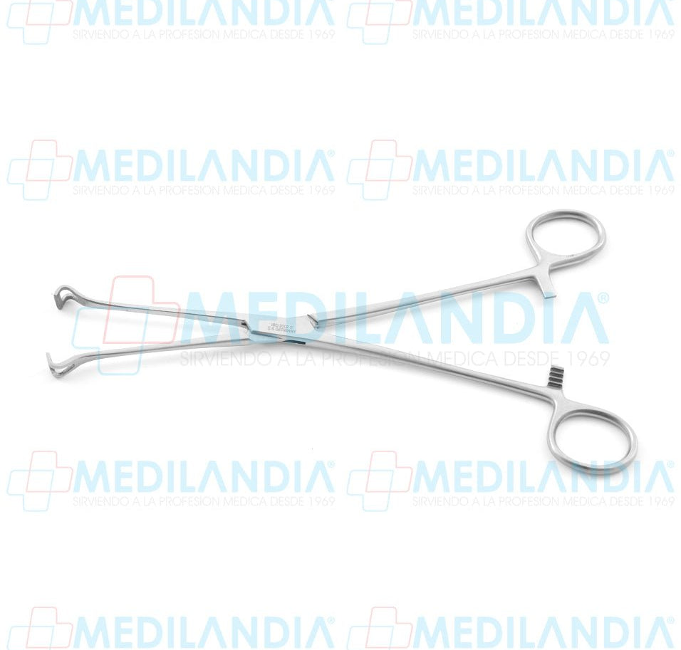 Pinza intestinal Babcock fenestrada con cremallera 23 cm - Pinzas - HP - MEDILANDIA | Tienda de productos y equipos médicos de calidad en México | Soluciones profesionales para clínicas, hospitales y consultorios.