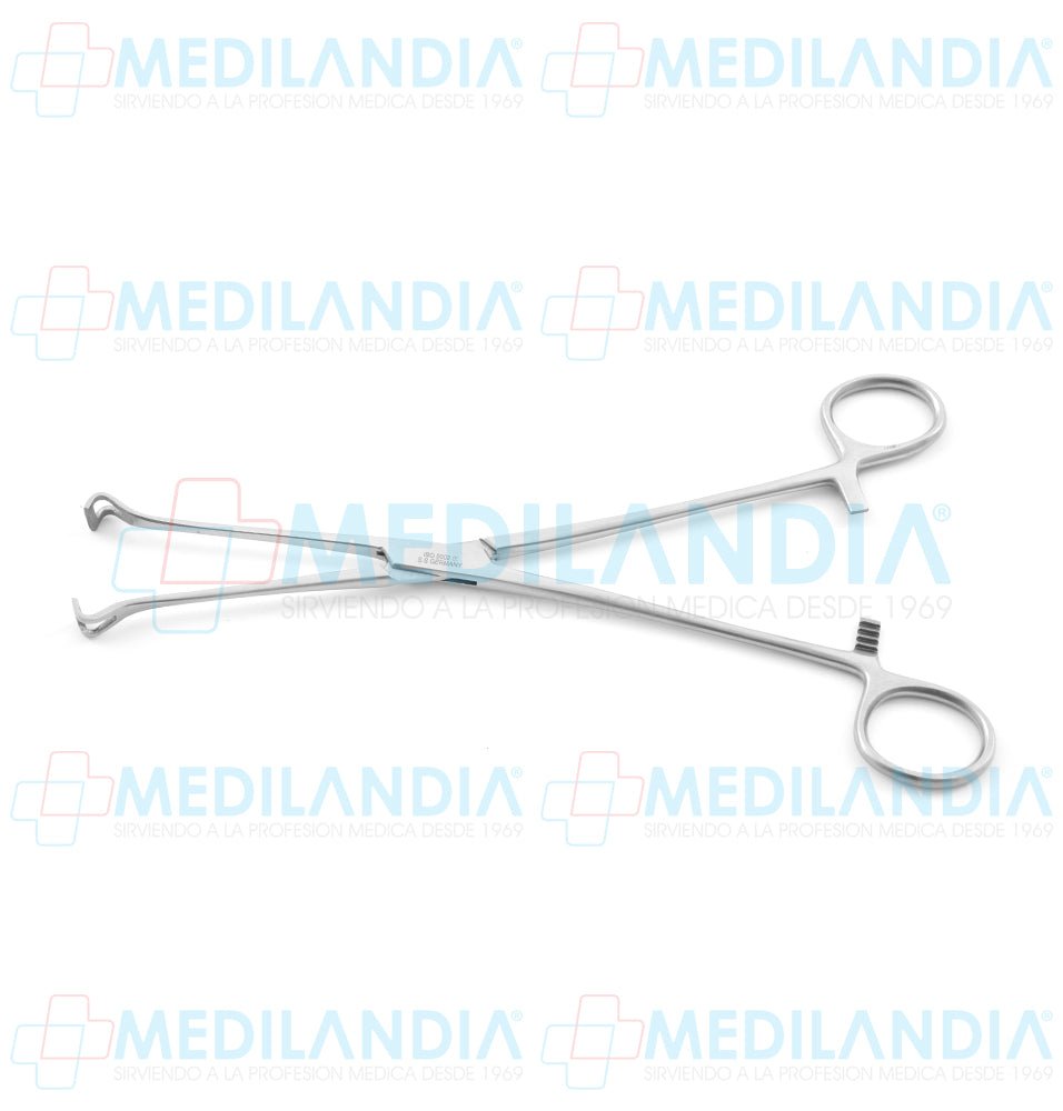 Pinza intestinal Babcock fenestrada con cremallera 23 cm - Pinzas - HP - MEDILANDIA | Tienda de productos y equipos médicos de calidad en México | Soluciones profesionales para clínicas, hospitales y consultorios.