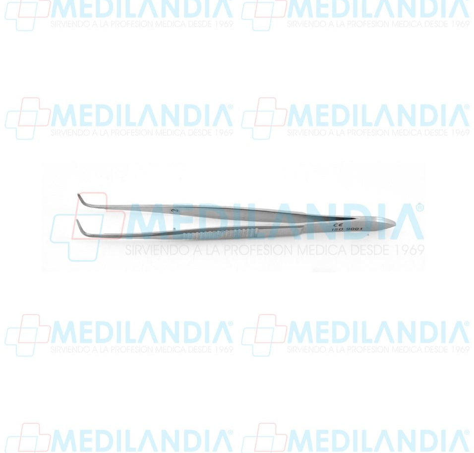 Pinza Iris curva sin dientes 10 cm - Pinzas - HP- MEDILANDIA | Tienda de productos y equipos médicos de calidad en México | Soluciones profesionales para clínicas, hospitales y consultorios.