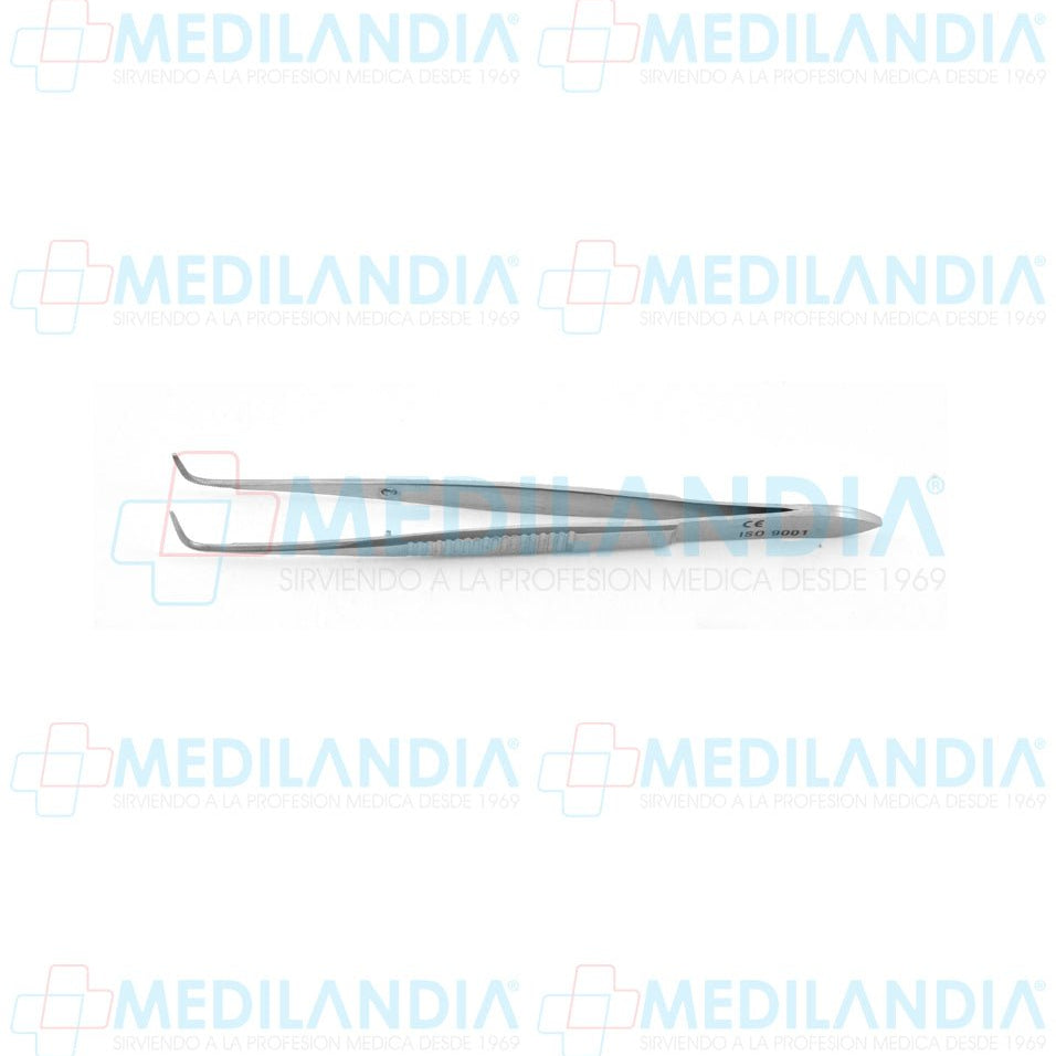 Pinza Iris curva sin dientes 10 cm - Pinzas - HP- MEDILANDIA | Tienda de productos y equipos médicos de calidad en México | Soluciones profesionales para clínicas, hospitales y consultorios.