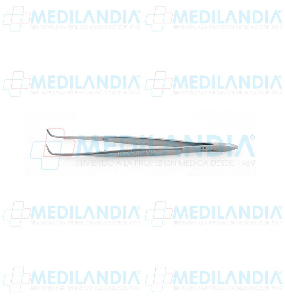 Pinza Iris curva sin dientes 10 cm - Pinzas - HP- MEDILANDIA | Tienda de productos y equipos médicos de calidad en México | Soluciones profesionales para clínicas, hospitales y consultorios.