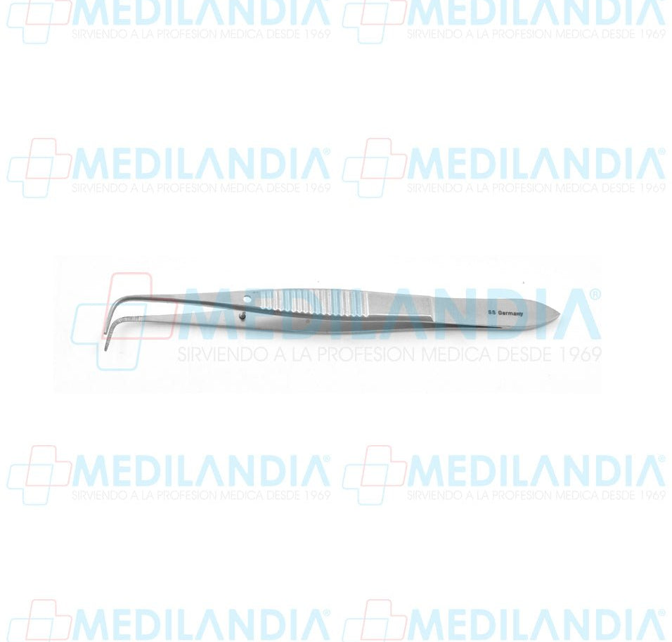 Pinza Iris curva sin dientes 10 cm - Pinzas - HP- MEDILANDIA | Tienda de productos y equipos médicos de calidad en México | Soluciones profesionales para clínicas, hospitales y consultorios.