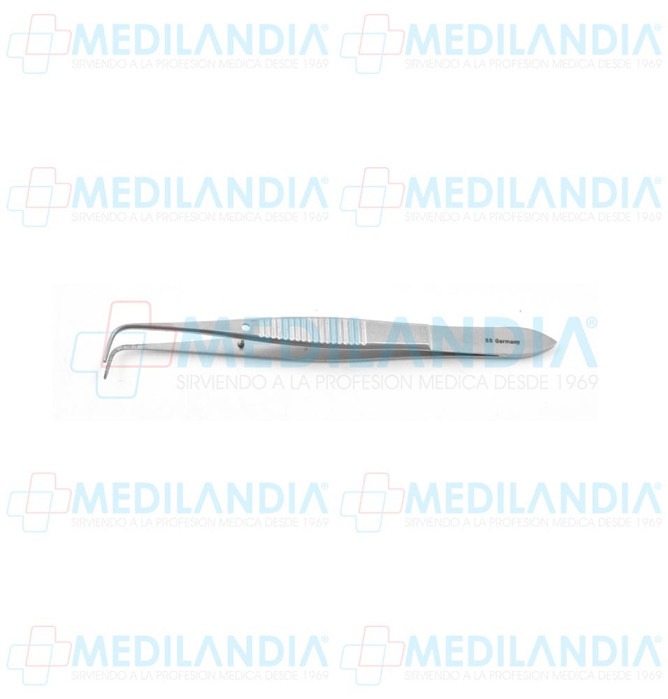 Pinza Iris curva sin dientes 10 cm - Pinzas - HP- MEDILANDIA | Tienda de productos y equipos médicos de calidad en México | Soluciones profesionales para clínicas, hospitales y consultorios.