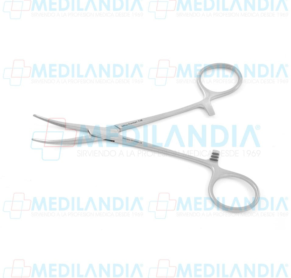 Pinza Kelly curva 14 cm Miltex - Pinzas - MILTEX- MEDILANDIA | Tienda de productos y equipos médicos de calidad en México | Soluciones profesionales para clínicas, hospitales y consultorios.