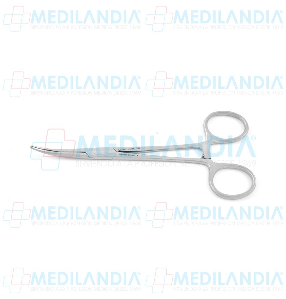 Pinza Kelly curva 14 cm Miltex - Pinzas - MILTEX- MEDILANDIA | Tienda de productos y equipos médicos de calidad en México | Soluciones profesionales para clínicas, hospitales y consultorios.