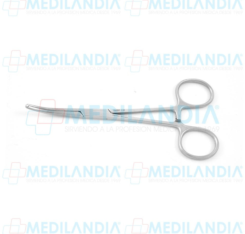 Pinza Kocher curva con dientes 1 x 2 14 cm Miltex - Pinzas - MILTEX- MEDILANDIA | Tienda de productos y equipos médicos de calidad en México | Soluciones profesionales para clínicas, hospitales y consultorios.
